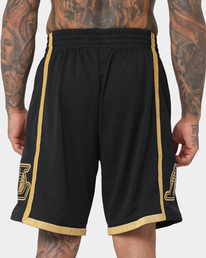 Mitchell & Ness Los Angeles Lakers 'Black Gold' Swing Shorts Black/Gold