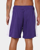 New Era Los Angeles Dodgers Basketball Shorts Purple