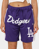 New Era Los Angeles Dodgers Basketball Shorts Purple