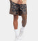 XXIII Paisley Printed Pleather Shorts Paisley Black