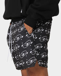 Carré Star Sign Mesh Shorts Black