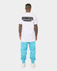 Saint Morta Pro Racing Nylon Trackpants Cyan