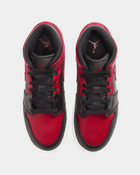 Jordan Kid's Air Jordan 1 Mid (GS) "Banned" Black/Red/White