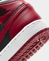 Jordan Kid's Air Jordan 1 Mid (GS) "Banned" Black/Red/White
