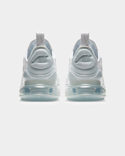 Nike Kid's Air Max 270 White/Metallic Silver
