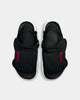 Jordan LS Slides Black/University Red