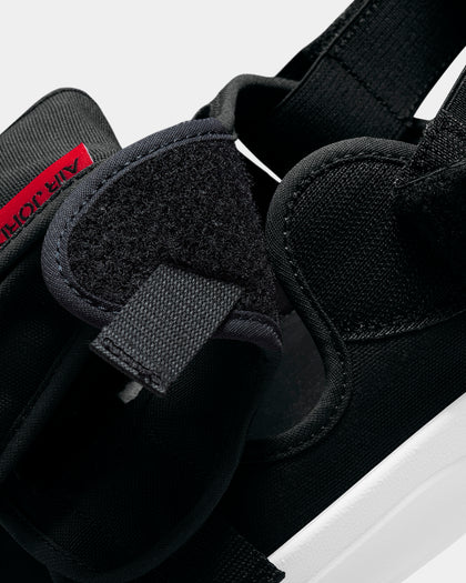 Jordan LS Slides Black/University Red