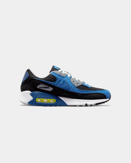 Nike Air Max 90 Black/Atlantic Blue/Voltage Yellow/White