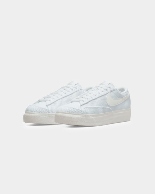 Nike Women's Blazer Low Platform Summit White/Summit White-Fossil