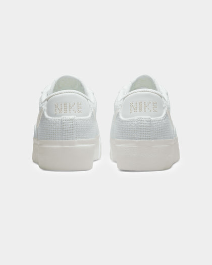 Nike Women's Blazer Low Platform Summit White/Summit White-Fossil