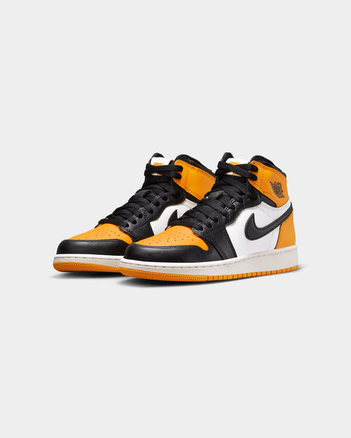 Jordan Kids' Air Jordan 1 Retro Hi OG (GS) "Yellow Toe" Taxi/Black-Sail