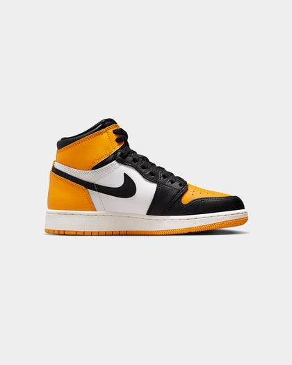 Jordan Kids' Air Jordan 1 Retro Hi OG (GS) "Yellow Toe" Taxi/Black-Sail