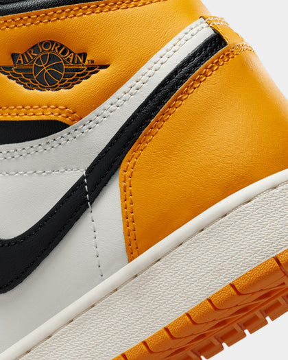 Jordan Kids' Air Jordan 1 Retro Hi OG (GS) "Yellow Toe" Taxi/Black-Sail