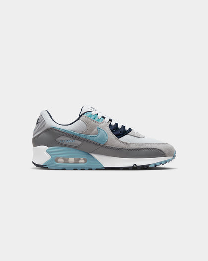 Nike Air Max 90 Pure Platinum/Worn Blue-Obsidian
