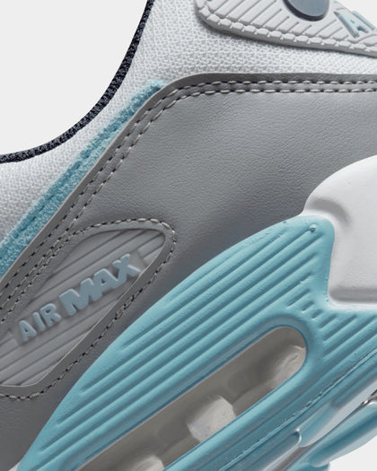 Nike Air Max 90 Pure Platinum/Worn Blue-Obsidian