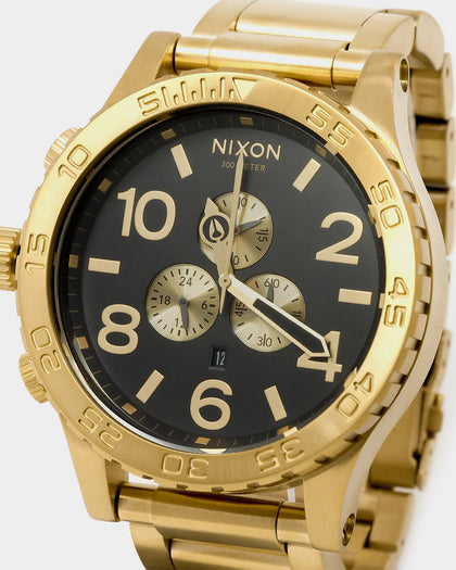 Nixon 51-30 Chrono Gold/Black
