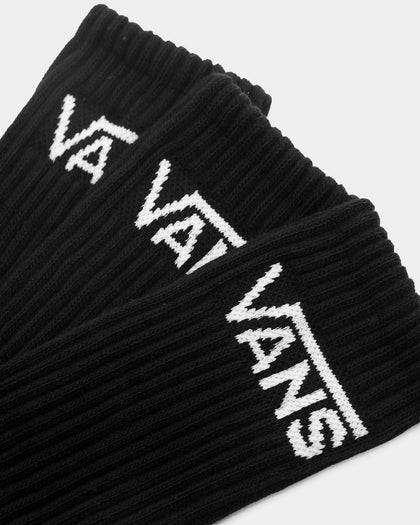 Vans Classic Crew Sock 3 Pack Black