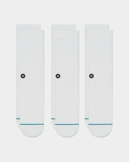 Stance Icon 3 Pack White