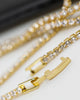 Saint Morta Micro 24" Tennis Necklace Gold Plated