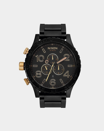 Nixon 51-30 Chrono Matte Black/Gold