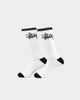 Stussy Graffiti Crew Sock 3 Pack  White/Black