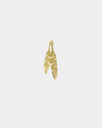 Mister Feather Pendant 14KT Gold
