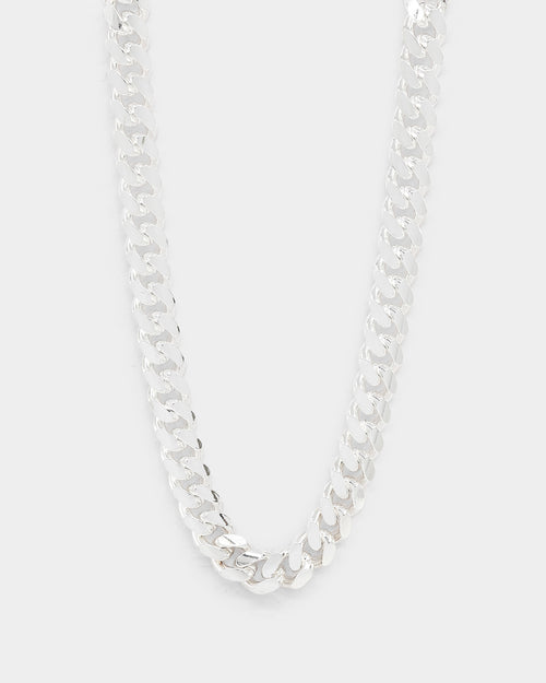 House Of Auric 10mm Cuban Link Chain Sterling Silver