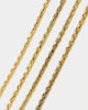 House Of Auric Rope 2mm 18" Chain 18k Gold Vermeil