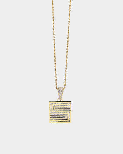 Saint Morta Future Pendant Iced Gold