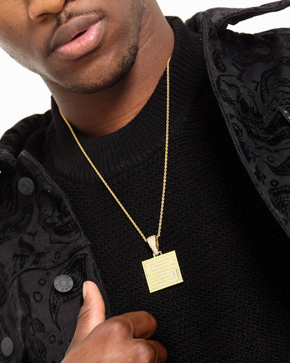 Saint Morta Future Pendant Iced Gold