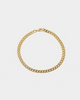 Saint Morta 5MM Cuban Bracelet Gold