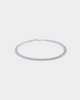 Saint Morta 5MM Cuban Bracelet White Gold
