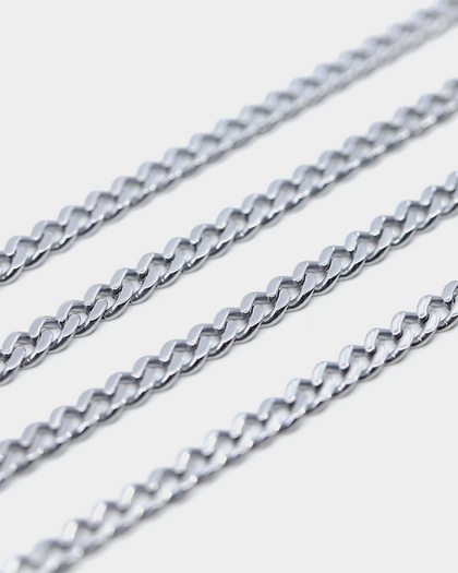 Saint Morta 5MM Cuban Bracelet White Gold