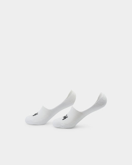 Stussy Mens Graffiti No-Show Sock 3PK White