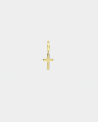 Saint Morta Mini Cross Earring Gold