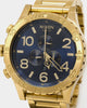 Nixon 51-30 Chrono Gold/Blue Sunray