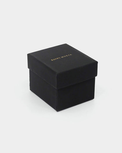 Saint Morta Saint Cross Earring Iced Black