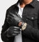 Saint Morta Men's Genuine Leather Gloves Black