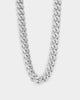 Raising Hell Women's 10mm 16" Cuban Choker Chain Sterling Silver