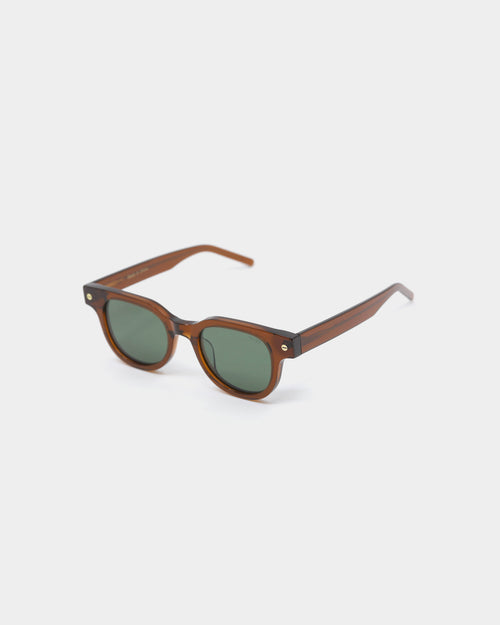 NUQE Men's Rolled Sunglasses Brown