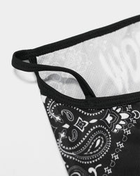 Crooks & Castles Crooks & Castles X Death Row Paisley Bandana Mask Black/Paisley