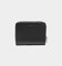 PYRA Men's Leather Zip Wallet Black Leather