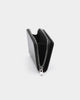 PYRA Men's Leather Zip Wallet Black Leather