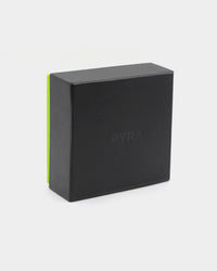 PYRA Men's Leather Zip Wallet Black Leather