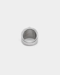 Dead Studios Men's Tri Stone Ring Stainless Steel/Black