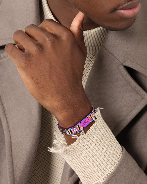Guess Mainline 12mm Iridescent Frontier Bracelet Iridescent
