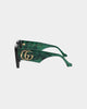 Gucci GG0956S-001 54 Sunglasses Black/Green