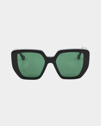 Gucci GG0956S-001 54 Sunglasses Black/Green