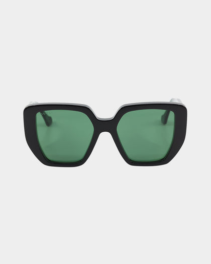 Gucci GG0956S-001 54 Sunglasses Black/Green