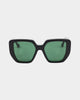 Gucci GG0956S-001 54 Sunglasses Black/Green